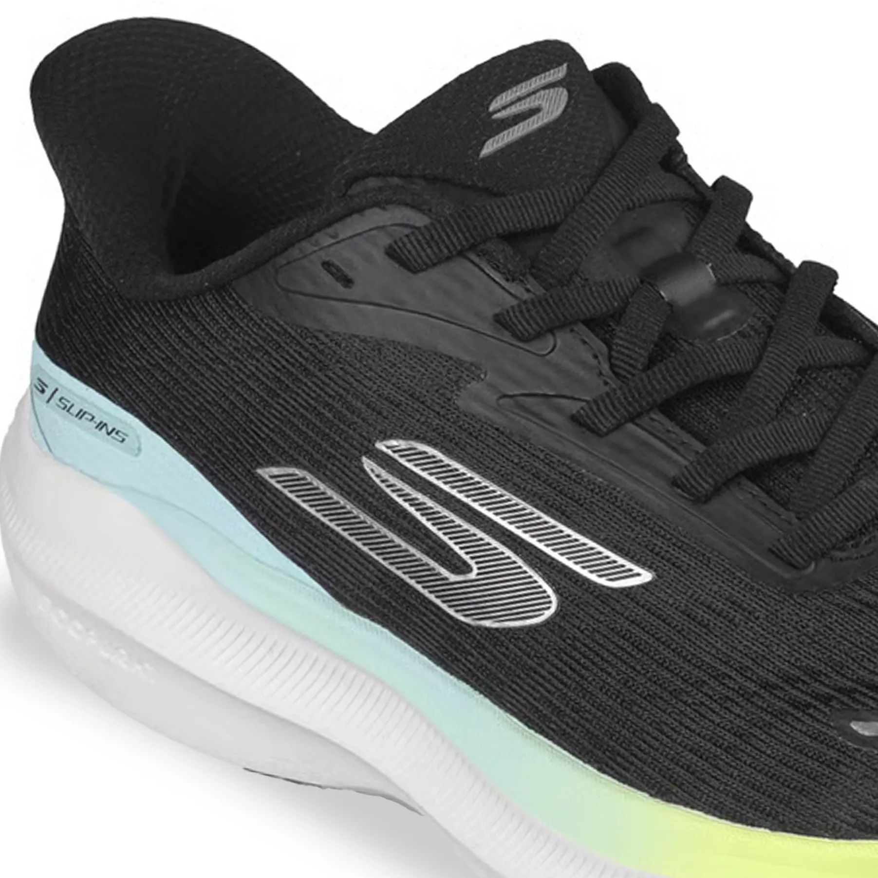 Tênis Running Skechers Skx Aero Pulse Feminino Preto destaque para amortecimento e design